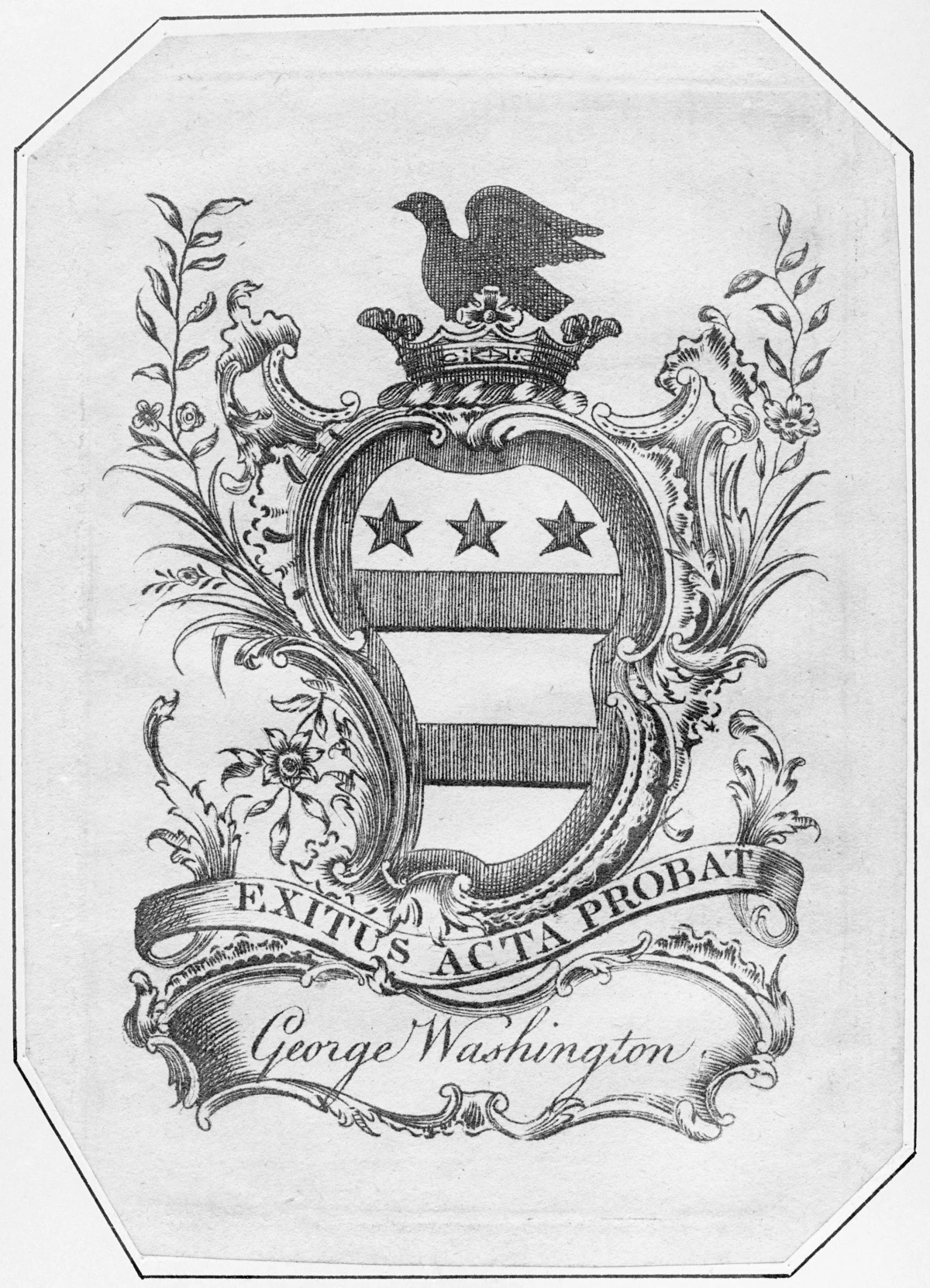 Bookplate of George Washington